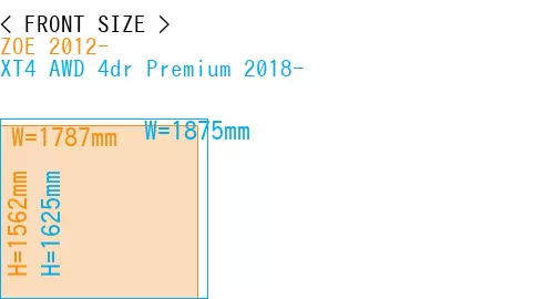 #ZOE 2012- + XT4 AWD 4dr Premium 2018-